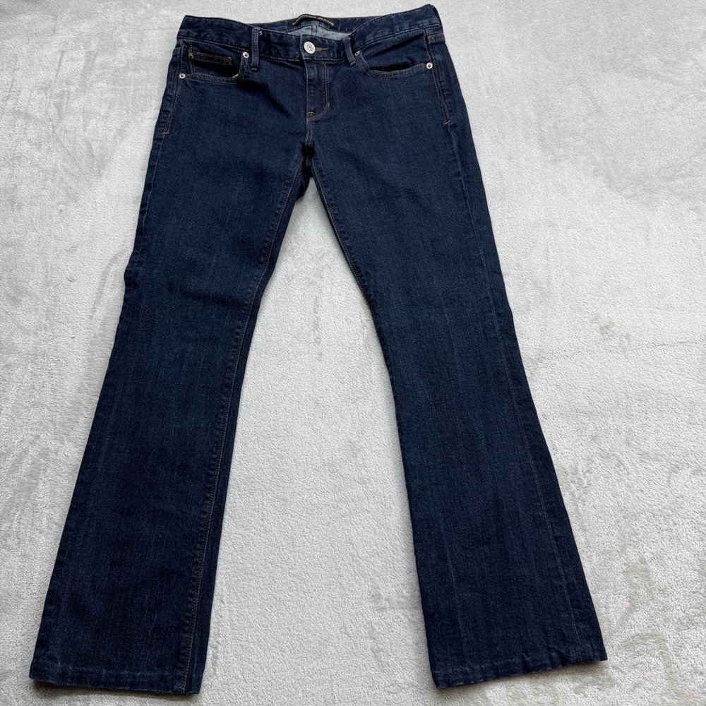 Express Barely Boot Jeans Women 10R Dark Wash Stella Low Rise Stretch Y2K Denim